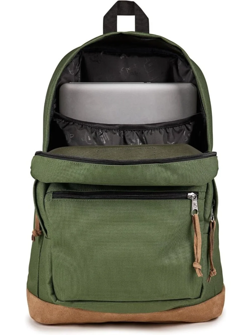 Durable Daypack Backpack with Padded Laptop Sleeve, Spacious Compartment & Water